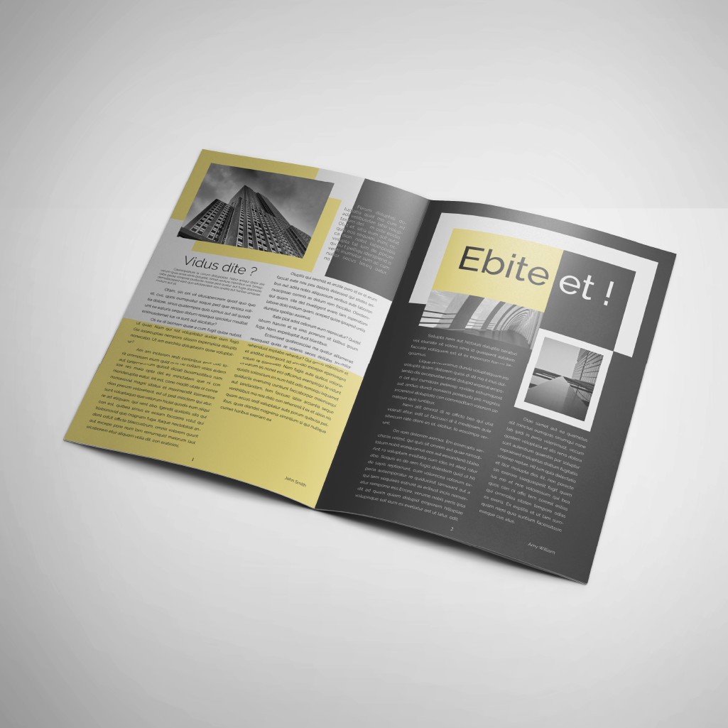 Magazine - graphisme. Casa mia